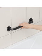 Поручень для ванны антискользящий Stölz, 43.5×7×5.5 см, нержавеющая сталь, чёрный - Фото 6