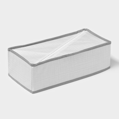 Органайзер для хранения белья «Нить», 6 ячеек, 32.5×15.5×10 см, серый