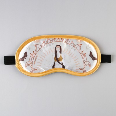 Маска для сна SVOBODA VOLI «Совершенство», 19,2 х 9,4 см, жёлтая