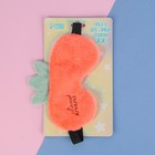 Маска для сна Sweet dreams, оранжевая - Фото 3