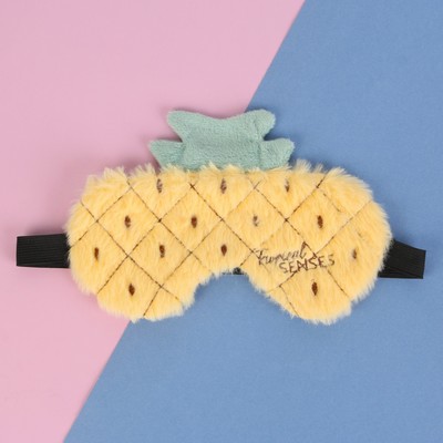 Маска для сна Tropical senses, жёлтая