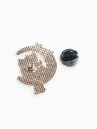 Набор значков (2 шт.) «Коты на Луне», цветной в золоте - Фото 4