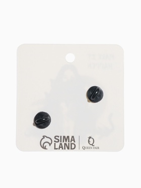 Набор значков (2 шт.) «Коты на Луне», цветной в золоте 7108681