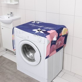 

Чехол-органайзер для стиральной машины Доляна «Наслаждение», 140×55 см