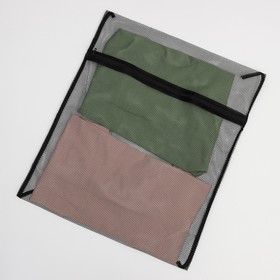 Мешок для стирки Доляна, крупная сетка, 50×60 см, чёрный