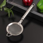 Сито для просеивания с ручкой Magistro Arti, d=8.5 см, нержавеющая сталь - Фото 1