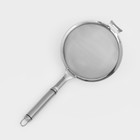 Сито для просеивания Magistro Arti, d=16 см, серебристое - Фото 4