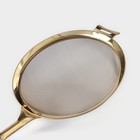 Сито для просеивания Magistro Arti gold, 6×16×35 см, золотистая - Фото 3