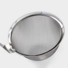 Сито-дуршлаг Magistro Arti, d=16 см, с фиксатором, нержавеющая сталь, серебристое - Фото 3