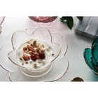 Салатник фигурный «Цветок», 150 мл, 12×5 см, стекло - Фото 6