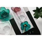 Салатник стеклянный фигурный «Цветок», 150 мл, 12×5 см - Фото 6