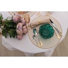 Салатник «Цветок», 280 мл, 16×7.7 см, фигурный, стекло, зелёный - Фото 7