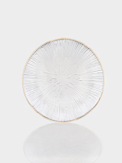 Тарелка «Фейерверк», d=15.5 см, стекло, прозрачная