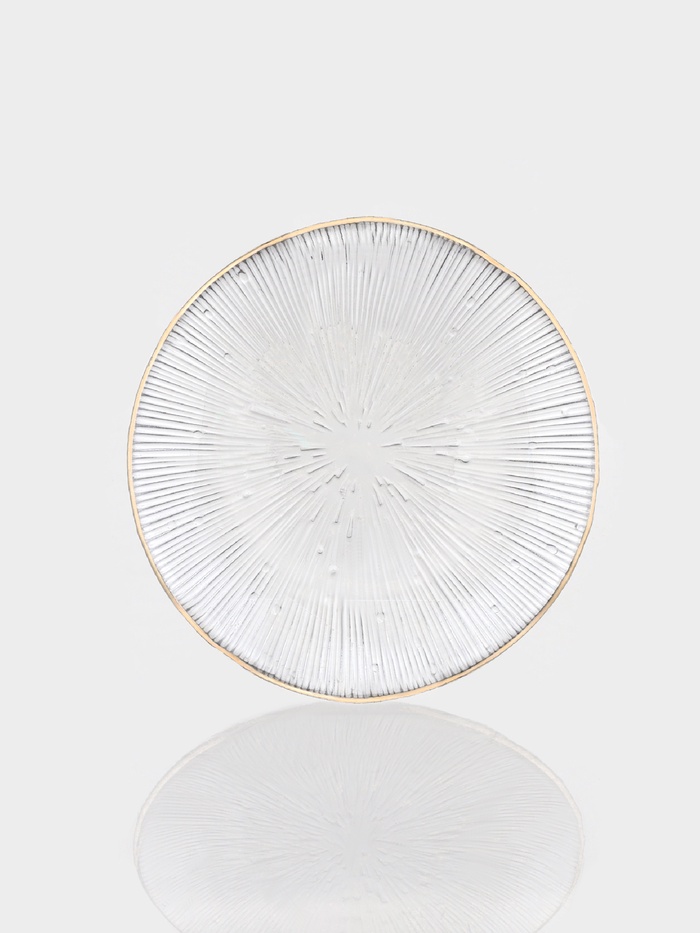 Тарелка «Фейерверк», d=15.5 см, стекло, прозрачная - Фото 1