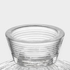 Ваза для фруктов Magistro «Фейерверк», 350 мл, 15×7.5 см, стекло, прозрачная - Фото 7