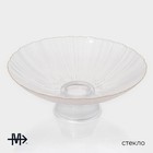 Ваза для фруктов Magistro «Фейерверк», 3.7 л, 33×13.5 см, стекло, прозрачная - Фото 2