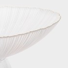 Ваза для фруктов Magistro «Фейерверк», 3.7 л, 33×13.5 см, стекло, прозрачная - Фото 5