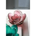Миска стеклянная фигурная «Цветок», 60 мл, 9×4 см - фото 4341440