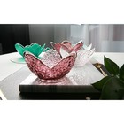 Салатник стеклянный фигурный «Цветок», 150 мл, 12×5 см - Фото 5