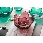 Салатник стеклянный фигурный «Цветок», 280 мл, 16×7,7 см - Фото 4