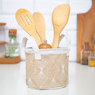 Корзинка текстильная «Этель. Геометрия», 12×14 см