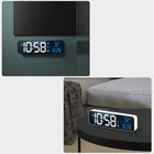 Часы электронные настольные с будильником, с подвесом, 2400 мАч, 3.5 х 7 х 26.5 см - фото 6519158