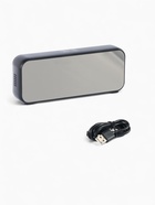 Часы - будильник электронные, настольные, календарь, термометр, гигрометр, 16.8×6.6 см, чёрные - Фото 7