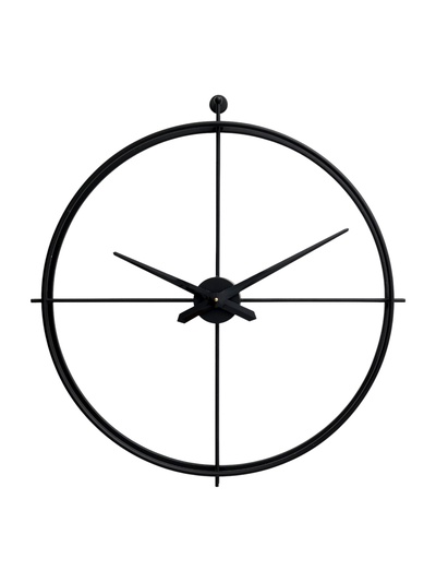 Часы настенные, серия: Лофт, дискретный ход, d-60 см, чёрные