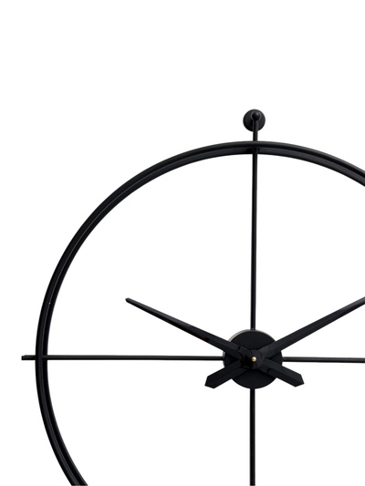 Часы настенные, серия: Лофт, дискретный ход, d-60 см, чёрные