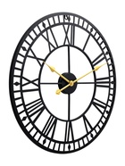 Часы настенные, серия: Лофт, d-60 см, чёрные 7353093 - фото 319855894