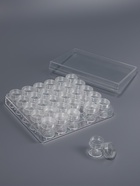 Органайзер для хранения мелочей, 30 баночек, d=2.6×2.8 см, 16.5×13.5×3.5 см, прозрачный - Фото 2