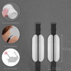 Подкладки под бретели, 9.2×5 см, прозрачные - Фото 1