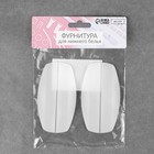 Подкладки под бретели, 9.2×5 см, прозрачные - Фото 4