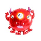 Шар фольгированный 28" «Добрый монстрик-циклоп», цвет красный - фото 37078870