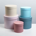 Набор коробок 5 в 1, упаковка подарочная, «Нежность», 13 х 13,5‒19.5 х 23 см - фото 21445237