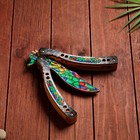 Сувенир деревянный «Нож Бабочка» разноцветный - фото 3744651