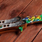 Сувенир деревянный «Нож Бабочка» разноцветный - фото 3744653