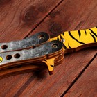 Сувенир деревянный «Нож Бабочка» тигровый - фото 3744658