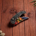 Сувенир деревянный "Ножик автоматический раскладной" разноцветный - фото 9677663