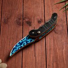 Сувенир деревянный "Ножик автоматический раскладной" голубой, синий - фото 3744680