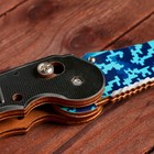 Сувенир деревянный "Ножик автоматический раскладной" голубой, синий - Фото 5