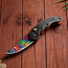 Сувенир деревянный "Ножик автоматический раскладной" разноцветный винтаж - фото 1433839