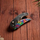 Сувенир деревянный "Ножик автоматический раскладной" разноцветный винтаж - фото 4061897