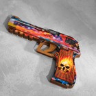 Сувенир деревянный "Пистолет-резинкострел" разноцветный - фото 9837833