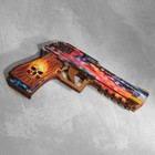 Сувенир деревянный "Пистолет-резинкострел" разноцветный - Фото 6
