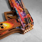 Сувенир деревянный "Пистолет-резинкострел" разноцветный - Фото 10