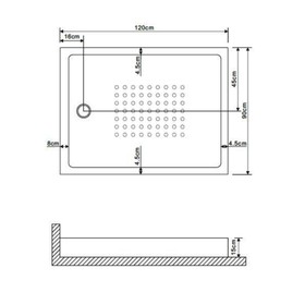 

Поддон душевой GROSSMAN для GR-1120R, 120х90х15 см, акриловый, правый, прямоугольный