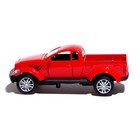 Машина металлическая «Раптор», открываются двери, 1:32, инерция, цвет красный - фото 21445460