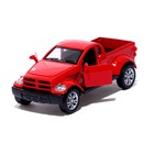 Машина металлическая «Раптор», открываются двери, 1:32, инерция, цвет красный - фото 21445462