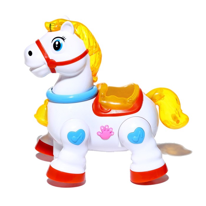 Игрушка музыкальная «Лошадка», световые и звуковые эффекты, цвета МИКС 52373